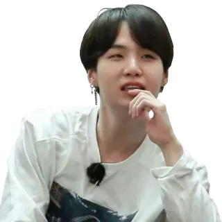 🤔 Suga K-Pop, Musik, Sänger, Promi, Unterhaltung, Suga, BTS telegram sticker