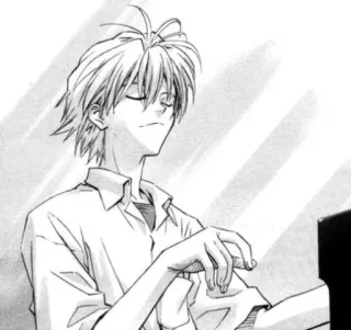 😪 Nagisa Kaworu Neon Genesis Evangelion Anime, Manga, Piano, Personnage, Kaworu Nagisa telegram sticker