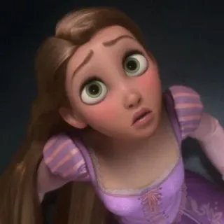 🌻 Rapunzel Tangled disney, putri, animasi, film, kartun telegram sticker