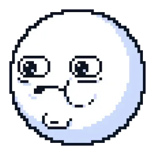 🤩 pixel art, meme, funny, cute, emoji, cartoon telegram sticker