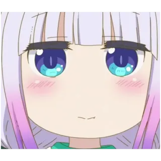 🐁 Kanna Kamui Miss Kobayashi's Dragon Maid Anime, Mignon, Dragon, Kawaii, Kanna telegram sticker