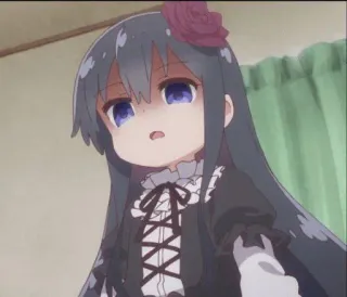 ❇️ anime girl, gothic lolita, manga, cartoon, character telegram sticker