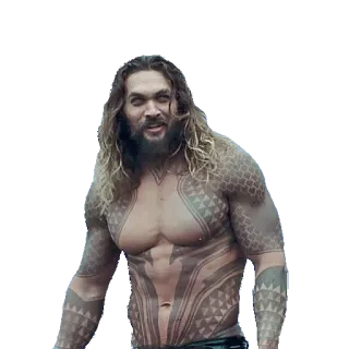 🙄 Aquaman aquaman, dc comics, superhéroe, jason momoa telegram sticker