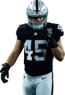 🚜 calcio, atleta, sport, giocatore, NFL, Raiders telegram sticker