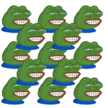 😂 Pepe the Frog Pepe, frog, meme, internet, cartoon whatsapp sticker
