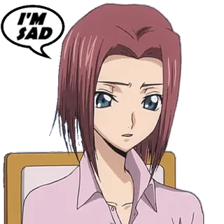 😥 I'M SAD sad, anime, cartoon, expression, feeling telegram sticker