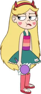 😛 Star Butterfly Star vs. the Forces of Evil การ์ตูน, ดาว, เจ้าหญิง, เวทมนตร์, กบฏ, น่ารัก telegram sticker