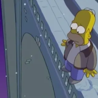 💔 Homer Simpson The Simpsons homer simpson, die simpsons, traurig, cartoon, charakter, animiert whatsapp sticker