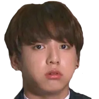 😮 Jungkook 정국, BTS, 케이팝, 가수, 연예인 whatsapp sticker