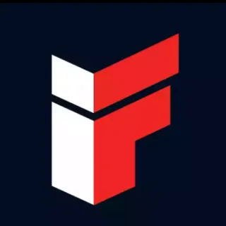 🎞 logo, abstract, modern, letter F, initial, geometric telegram sticker