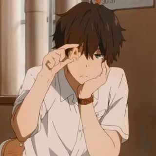 🎲 anime, boy, character, manga, aesthetic telegram sticker