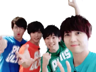 👨‍👨‍👦‍👦 PLUS ULTRA 更远, 男性, 团体, 青年, 日语, 乐队 telegram sticker