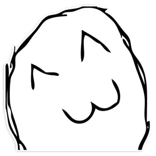 😊 Me Gusta Rage Comics telegram sticker