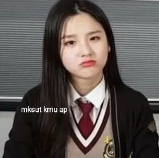 😠 mksut kmu ap 女性, 脸, 表情, 肖像 whatsapp sticker