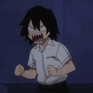 🥠 anime, cartoon, angry, scream, expression telegram sticker