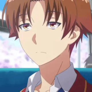 🎲 Ayanokoji Kiyotaka Classroom of the Elite Anime, Estudante, Inexpressivo, Escola, Kiyotaka whatsapp sticker