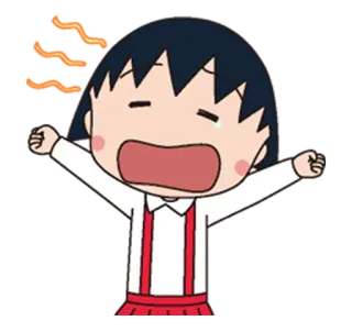 😴 Maruko Chibi Maruko-chan Anime, Dessin animé, Chibi, Maruko, Exaspéré, En colère telegram sticker