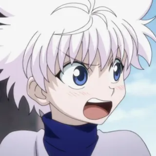 🍶 Killua Zoldyck Hunter x Hunter Anime, Killua, Hunter x Hunter, HxH, Mangá, Desenho animado, Killua Zoldyck telegram sticker