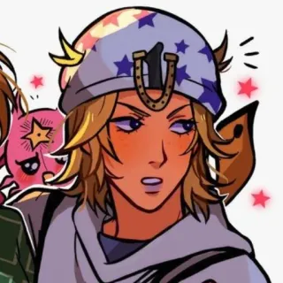 🍮 Johnny Joestar JoJo's Bizarre Adventure Anime, Manga, Gwiazdy, JJBA, Postać telegram sticker