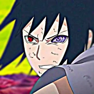 🔪 Sasuke Uchiha Naruto Anime, Sasuke, Uchiha, Mangekyo Sharingan, Rinnegan whatsapp sticker