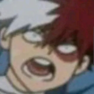 🥠 Shoto Todoroki My Hero Academia anime, manga, my hero academia, shoto todoroki, character, fanart telegram sticker