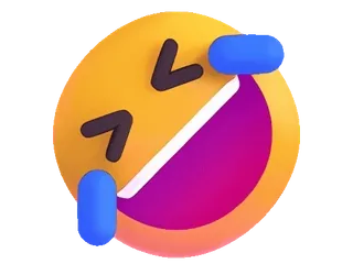 🤣 emoji, ridere, gioia, piangere, lacrime, felice, espressione, sticker whatsapp sticker