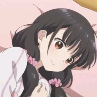 🍬 アニメ, 女の子, 漫画, 笑顔 telegram sticker