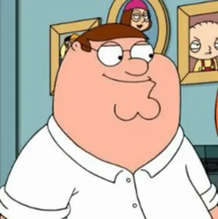 ▪️ Peter Griffin Family Guy 만화, 애니메이션, 코미디, 피터 그리핀 telegram sticker