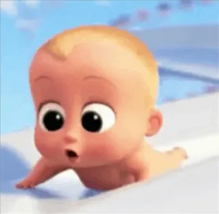 😍 Boss Baby The Boss Baby Cartoon, Baby, Lustig, Figur, Film whatsapp sticker