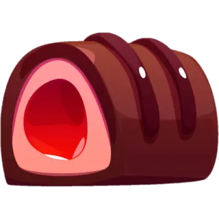 🍬 chocolate, sobremesa, doce, doce, comida telegram sticker