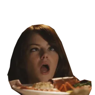 Emma Stone Stickerset telegram stickers