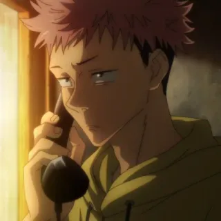 🍂 Yuji Itadori Jujutsu Kaisen Anime, Manga, Charakter, Jujutsu Kaisen, Yuji Itadori whatsapp sticker