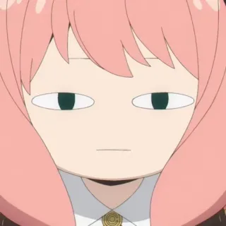 🥜 Anya Forger Spy x Family Anime, Cartoon, Grappig, Meme, Spy x Family, Anya Forger telegram sticker