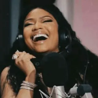 🌚 Nicki Minaj nicki minaj, musica, rapper, cantante, artista, celebrità telegram sticker