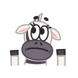 😳 zebra, cartoon, animal, cute, funny, sticker telegram sticker