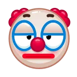 Clown Emoji telegram emojis 😐