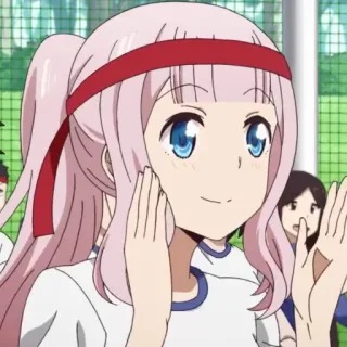 🙂 Chika Fujiwara Kaguya-sama: Love Is War anime, girl, cute, chika, fujiwara, kaguya-sama, love is war whatsapp sticker