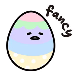 🌈 fancy páscoa, ovo, fofo, chique, pastel telegram sticker