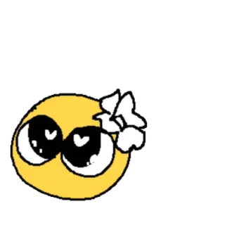 🥺 emoji, flor, fofo, adesivo telegram sticker
