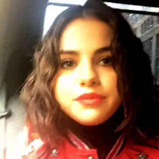 👜 Selena Gomez Selena Gomez, cantante, actriz, celebridad, retrato telegram sticker
