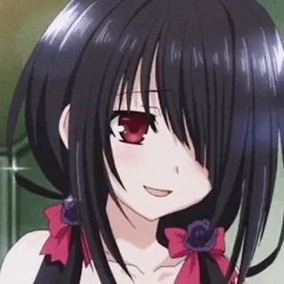 🍷 Kurumi Tokisaki Date A Live anime, girl, Date A Live, Kurumi Tokisaki telegram sticker