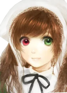 🙂 Anime, Cô gái, Loạn sắc tố mống mắt, Hầu gái, Dễ thương telegram sticker