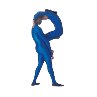 🥺 Lettre humaine, Lettre R, Body art, Alphabet, Costume bleu, Forme humaine whatsapp sticker