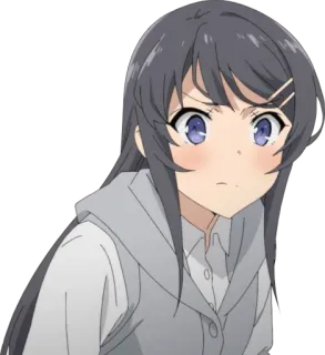 😳 Anime, Mädchen, Süß, Cartoon telegram sticker