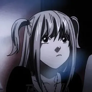 🧦 Misa Amane Death Note anime, misa, amane, mädchen, death note telegram sticker