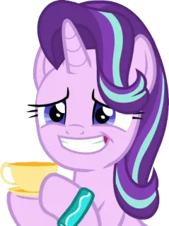 😭 Starlight Glimmer My Little Pony pony, cartoon, friendship, magic, animation, starlight glimmer telegram sticker