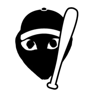 ⚾ baseball, bat, violence, mask, sports telegram sticker