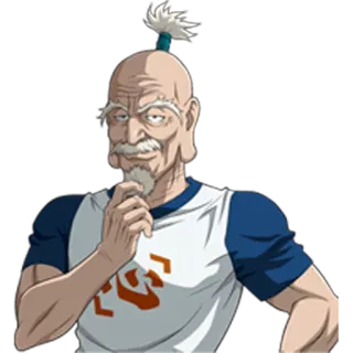 👀 Isaac Netero Hunter x Hunter Anime, Manga, Alt, Kämpfer, Jäger telegram sticker