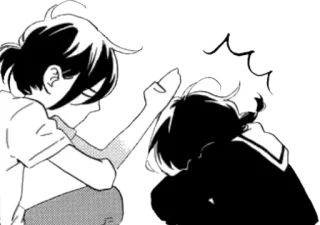 😡 anime, manga, character, art, scene whatsapp sticker