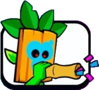 🤥 игра, Clash Royale, стикер, дерево, дерево telegram sticker